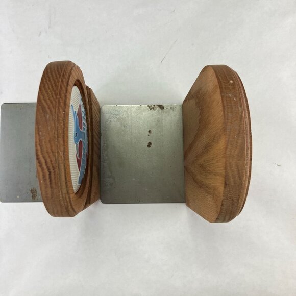 Vintage Southwestern Eagle Wood & Tile Bookends - Picture 7 of 12